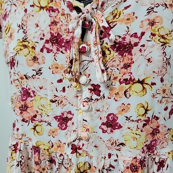 True Craft Dress Bo-ho Size S Floral EUC - Picture 3 of 11
